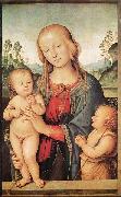 Pietro Perugino Madonna with Child and the Infant St John Germany oil painting artist
